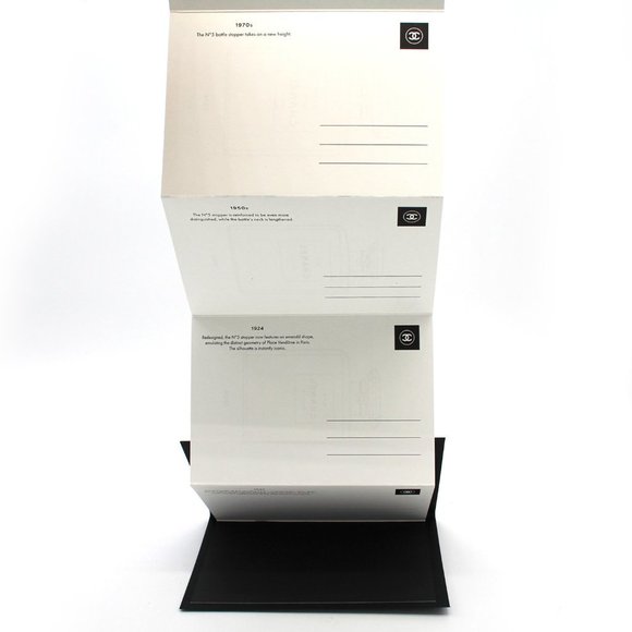 CHANEL No 5 In The Stars Parfum Black Binder with Postcards & Sticker Set CC - Picture 6 of 7
